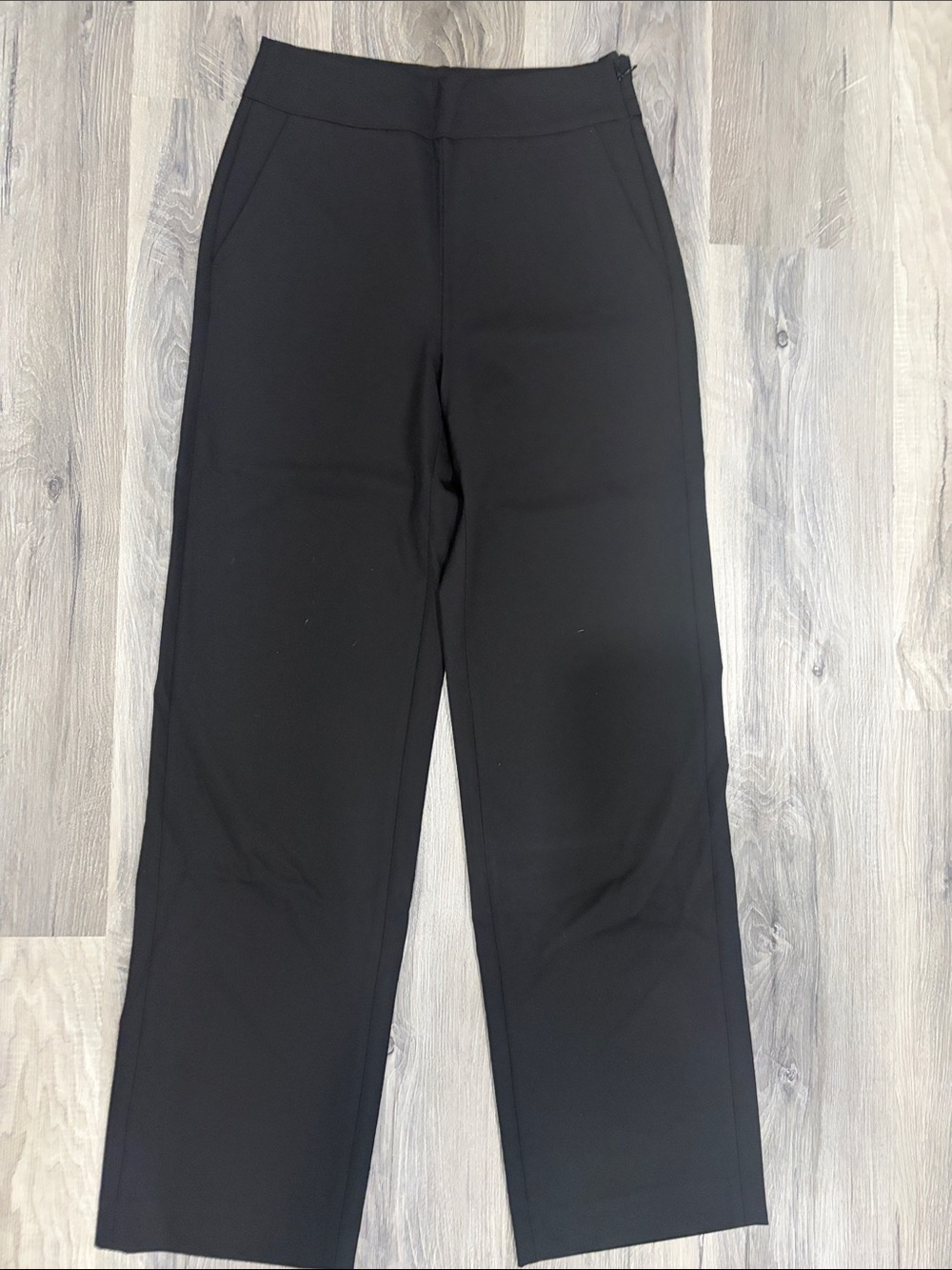RW&CO. Black Straight-Leg Dress Pants